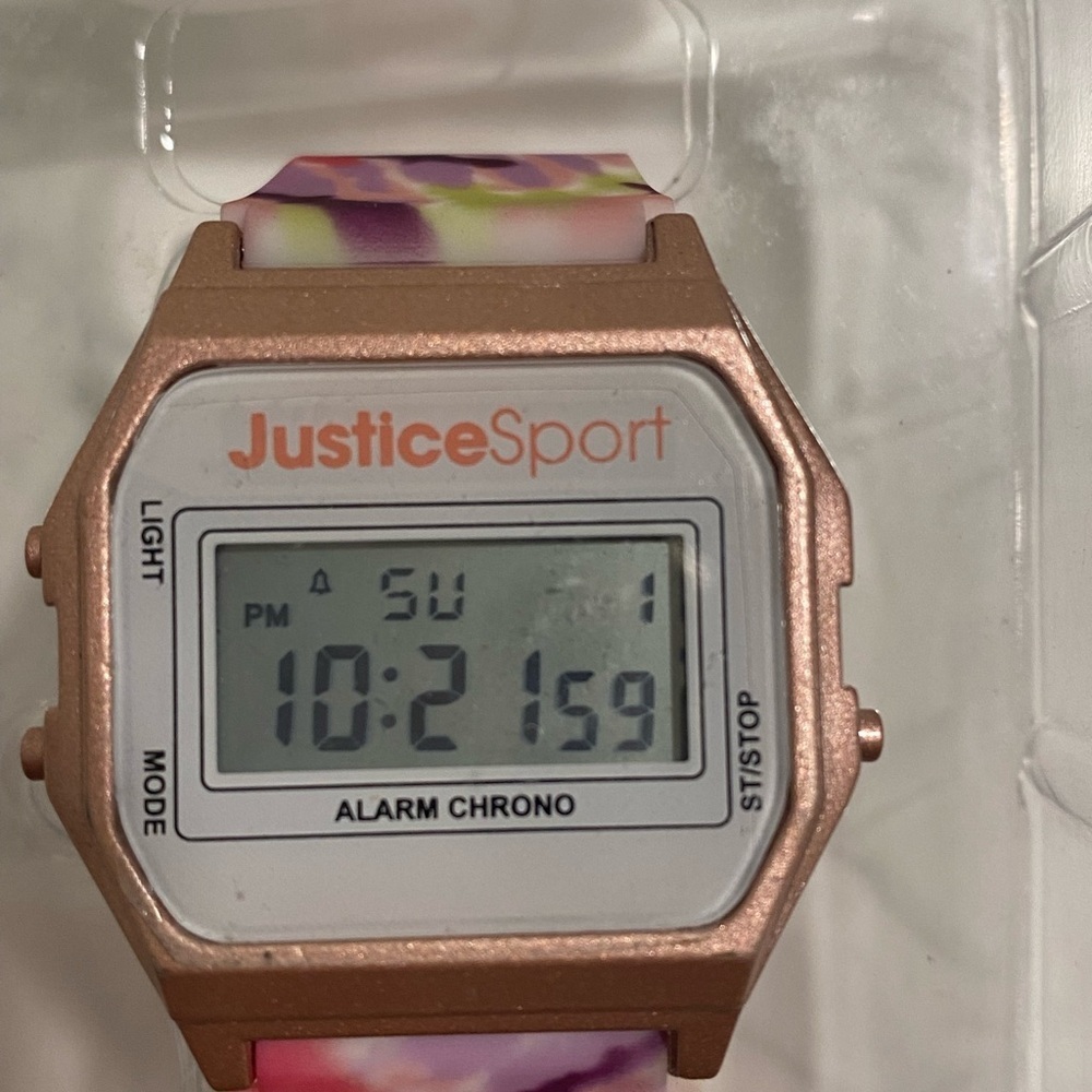 PRICE DROP❗️New in packaging Vintage 90s Justice sports watch. - Picture 3 of 4